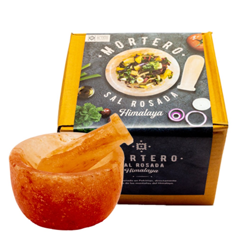 Mortero Sal Rosada Himalaya