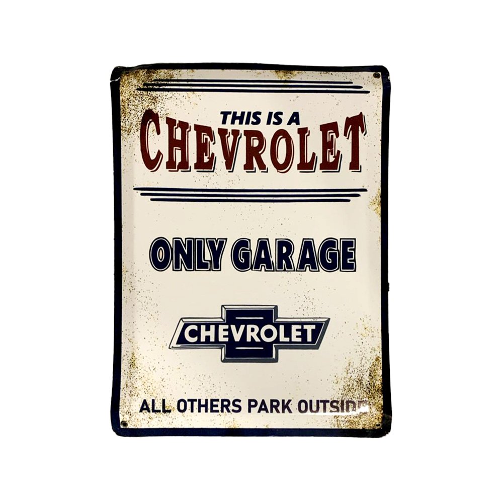 Cartel Chapa 32x42cm "Chevrolet" - Imagen 2