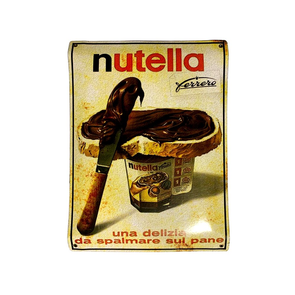 Cartel Chapa 32x42cm "Nutella" - Imagen 2