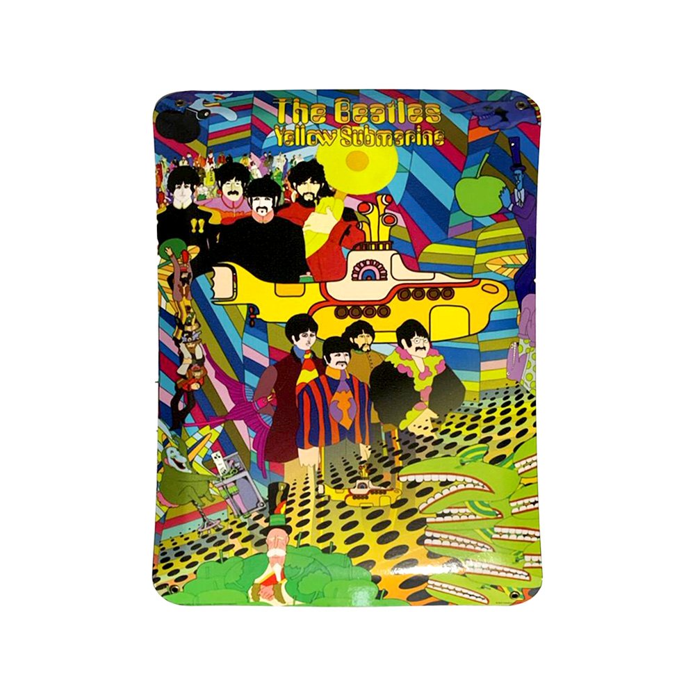 Cartel Chapa 32x42cm "The Beatles Yellow Submarine" - Imagen 2