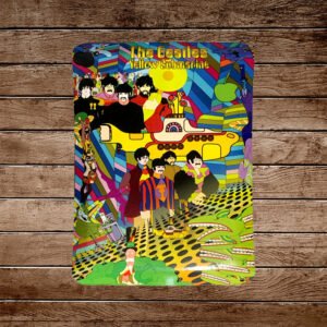 Cartel Chapa 32x42cm "The Beatles Yellow Submarine"