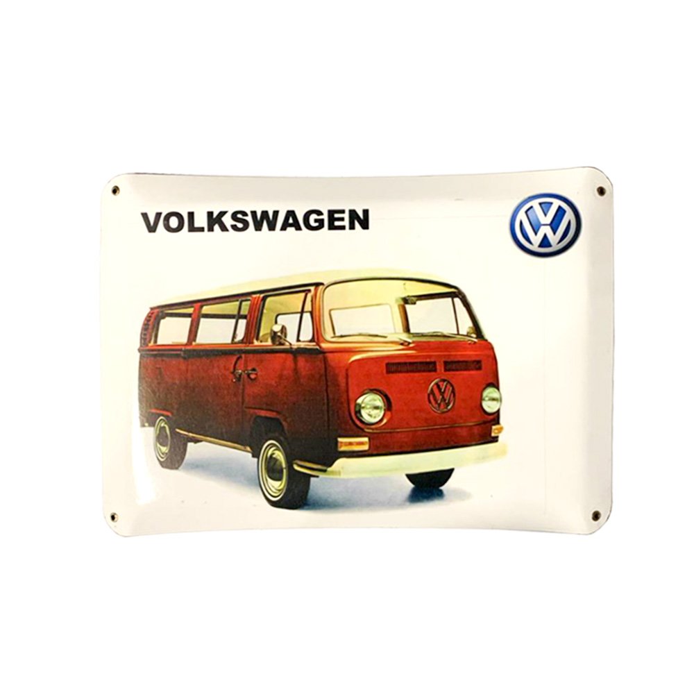Cartel Chapa 32x42cm "Volkswagen Kombi" - Imagen 2