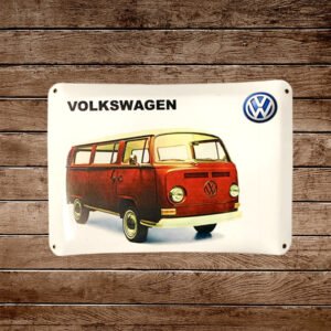 Cartel Chapa 32x42cm "Volkswagen Kombi"