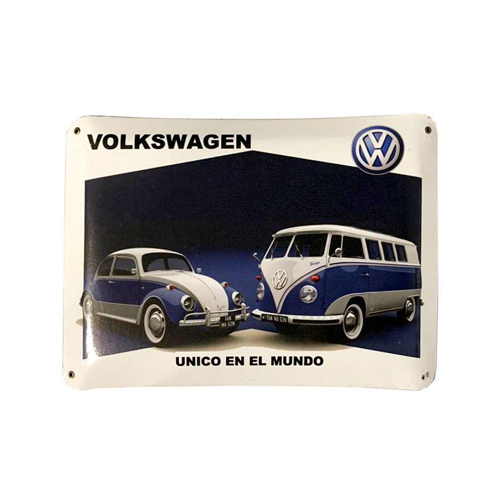 Cartel Chapa 32x42cm "Volkswagen" - Imagen 2