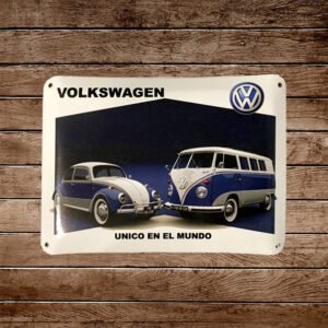 Cartel Chapa 32x42cm "Volkswagen"