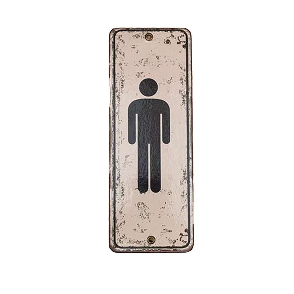 Cartel Chapa 8x22cm "FIGURA CABALLERO" - Imagen 2