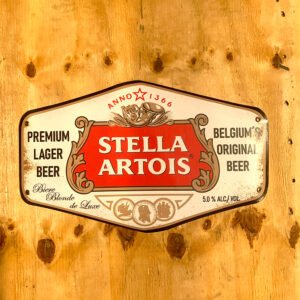 Cartel Chapa 25x40cm "STELLA ARTOIS"