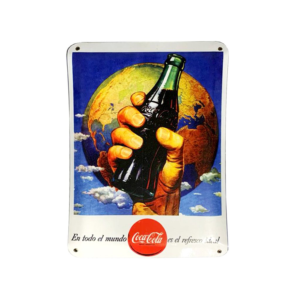 Cartel Chapa 32x42cm "Coca~Cola" - Imagen 2