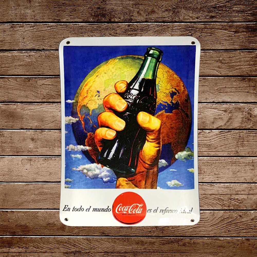 Cartel Chapa 32x42cm "Coca~Cola"