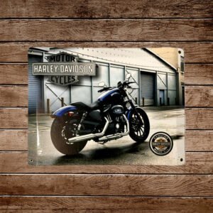 Cartel Chapa 32x42cm "Harley Davidson"
