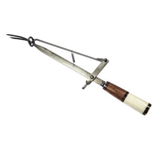 TENEDOR CON EXPULSE PORCKO MADERA HUESO