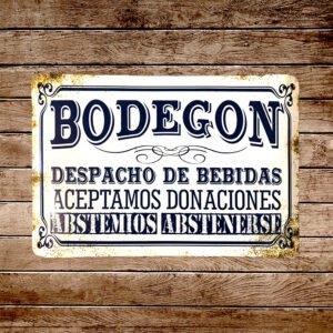 Cartel Chapa 25x35cm "Bodegon"