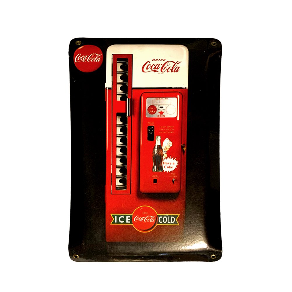 Cartel Chapa 25x35cm "Coca~Cola Ice Cold" - Imagen 2