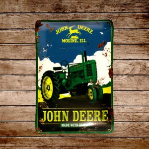Cartel Chapa 25x35cm "John Deere"
