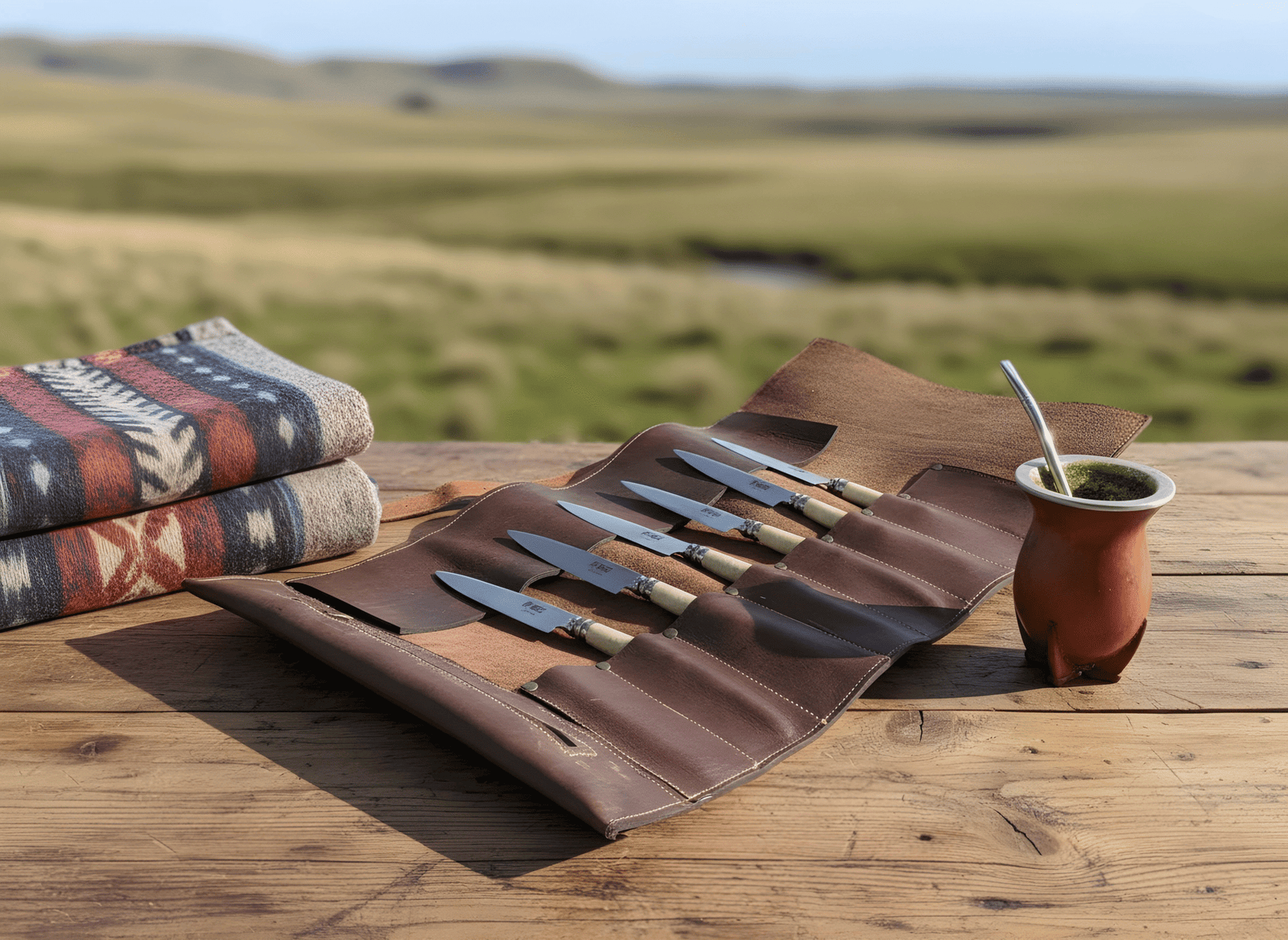 BOLSO PORTA CUCHILLO CUERO - Imagen 3