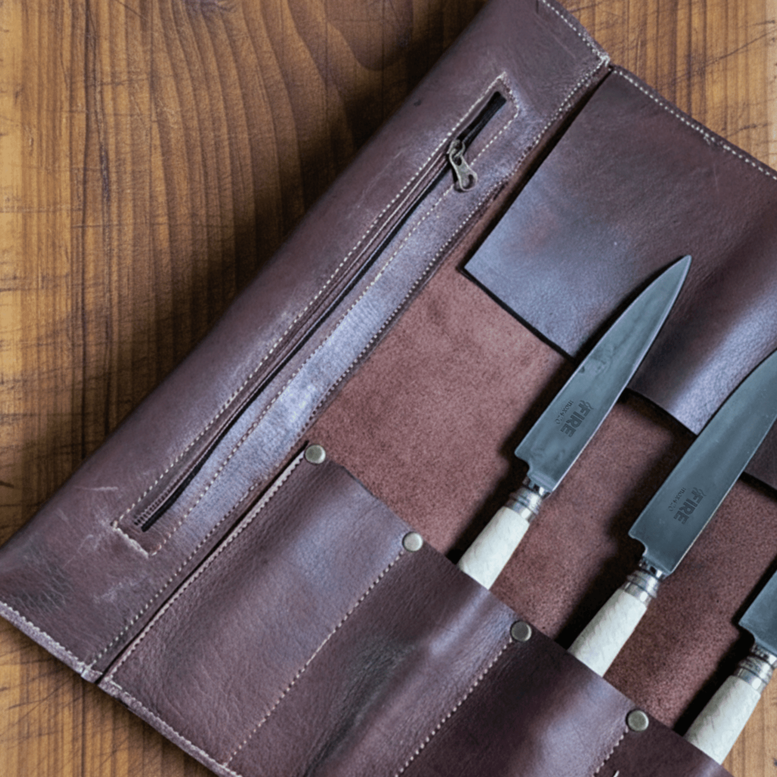 BOLSO PORTA CUCHILLO CUERO - Imagen 5