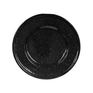 Plato Hondo Enlozado 24 cm negro salpicado Lozafer