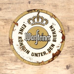 Cartel Chapa 20cm Redondo "WARSTEINER"