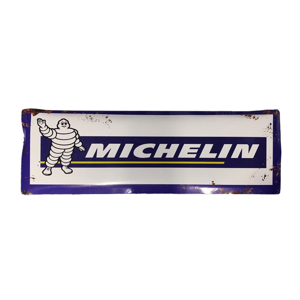 Cartel Chapa 18x43cm "MICHELIN" - Imagen 2