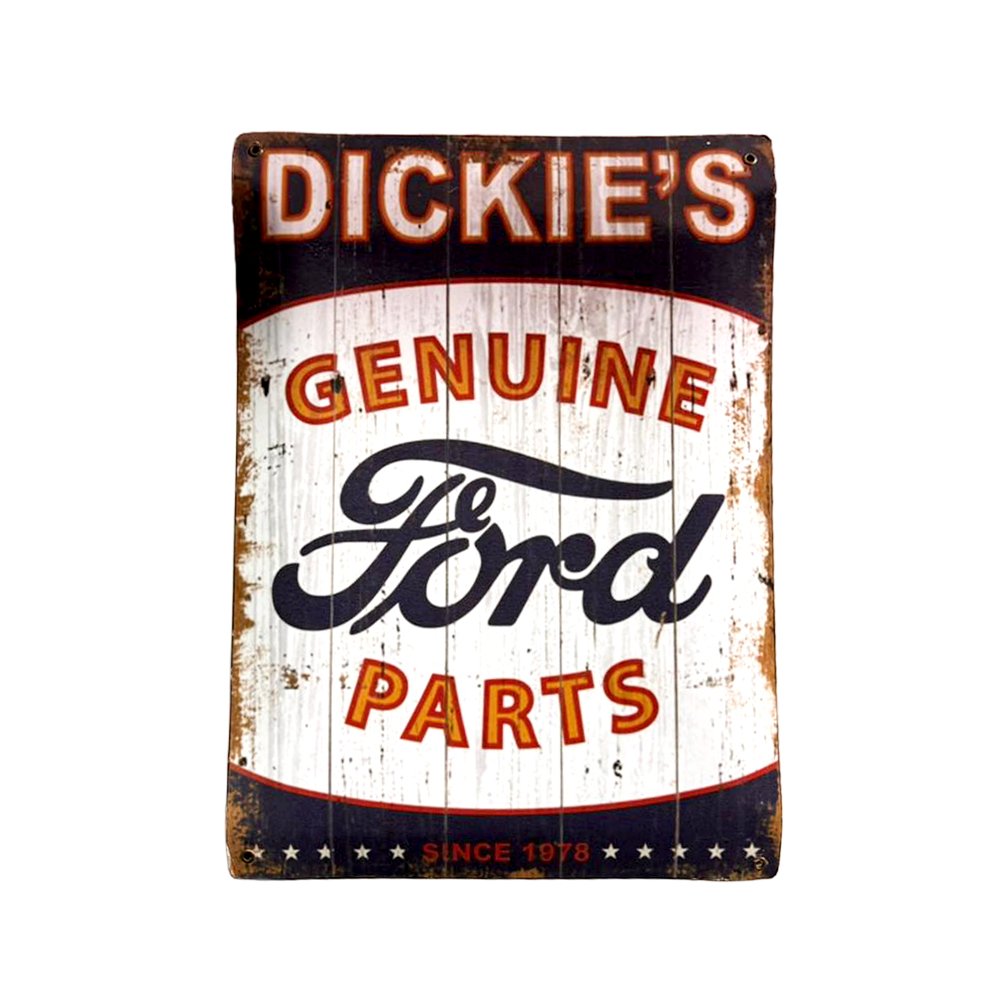 Cartel Chapa 32x42cm "Ford Genuine Parts" - Imagen 2