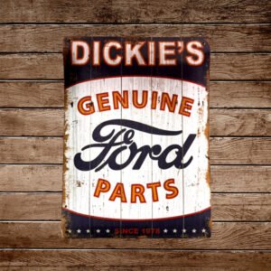 Cartel Chapa 32x42cm "Ford Genuine Parts"