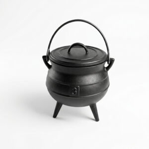 OLLA DE FUNDICION CON TAPA Y MANIJA - 3 LITROS